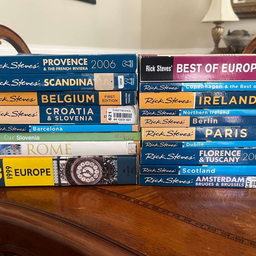 Travel Book Collection – 18 Books (15 Rick Steves Guides!) 🌍✈️